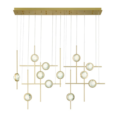 Eurofase ~ Barletta ~ 53in LED Grand Chandelier, 12 Lights