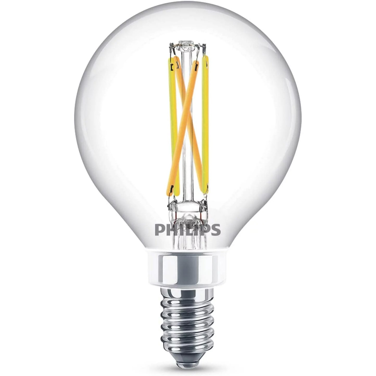 (2 pack) Philips (573303) ~ 3.5Watt, E12 base, 27k, G16.5, LED, Candelabra Bulb