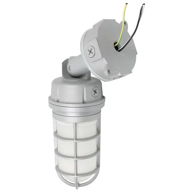 Satco (65-551) - 20watt, RGB Selectable, LED, Gray Finish ~ Vapor Tight Fixture