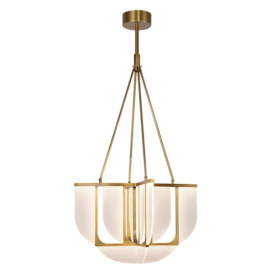 Kuzco Lighting ~ Anders ~ 30in Vintage Brass ~ Chandelier