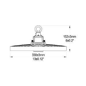 Archipelago Lighting ~ Icarus-III Series ~ 240watt Max, LED, Round ~ High Bay