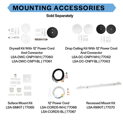 Topaz (LSA4-50PCS-BL ~ T77049) ~ 4 FT, 3-WATTselect, 50W Max, 3-CCTselect, LED, Architectural Linear Strip
