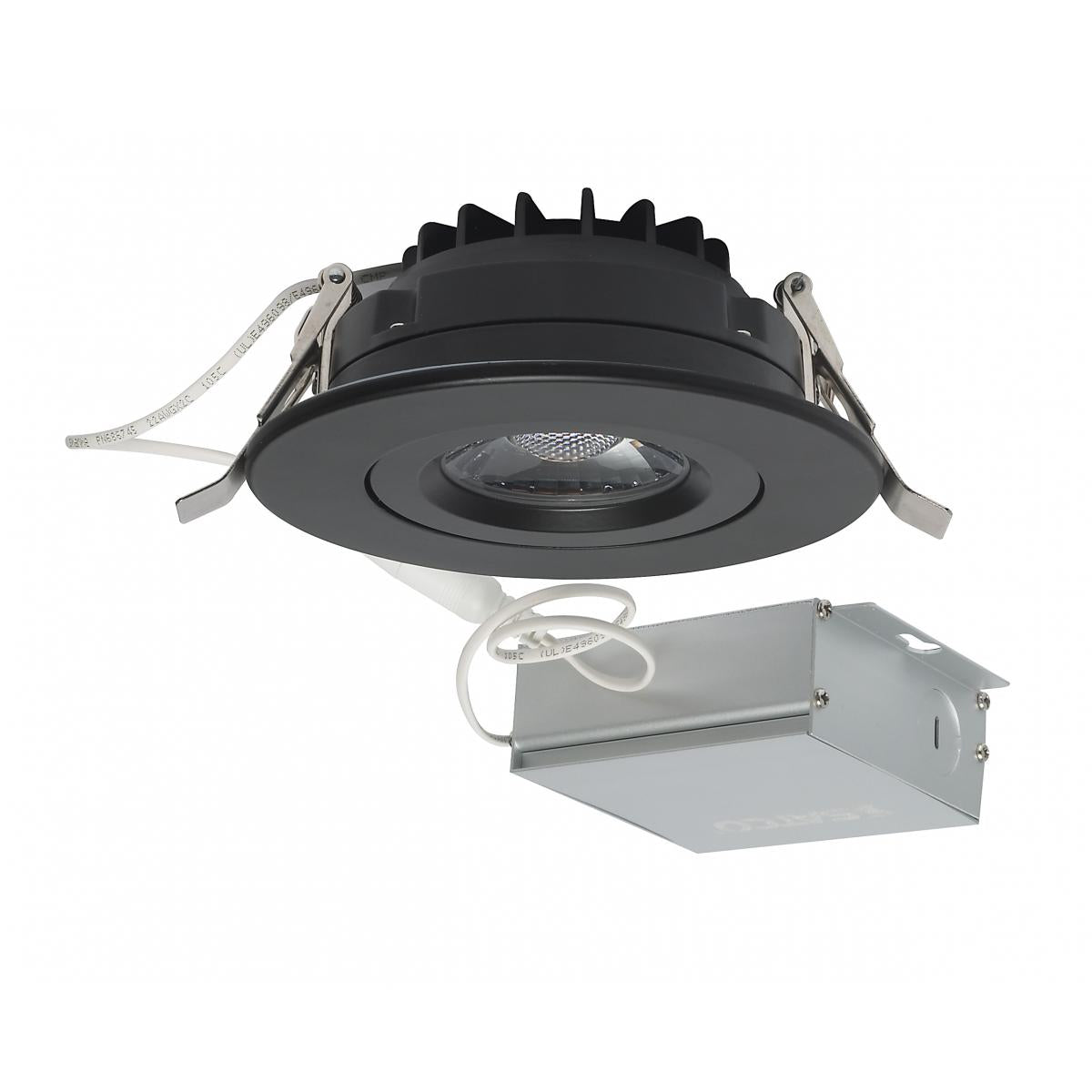 Satco|Nuvo S11619 12WLED/DW/GBL/4/930/RND/RD/BK  -12w -LED -Gimbaled -4" -3000K -Round -Black