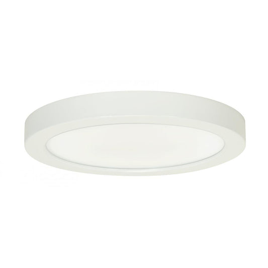 Satco ~ S21513 ~ 9in, 18.5W, LED, White, Round, Flush Mount