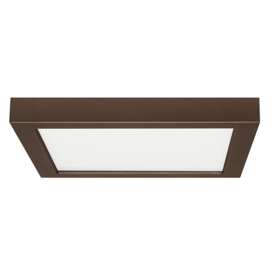 Satco ~ (S21516) ~9in Square Flush Mount with Bronze Finish