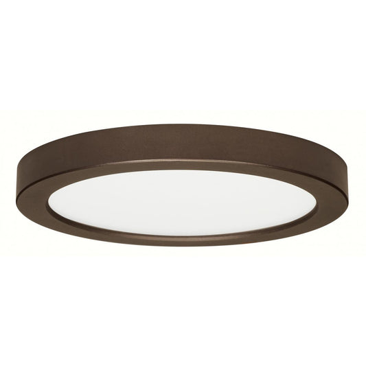 Satco S29338 ~9in Round Flush Mount with Bronze Finish