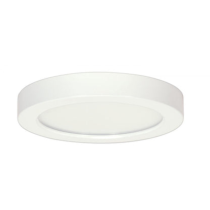 Satco S29358 ~9in Round Flush Mount with White Finish