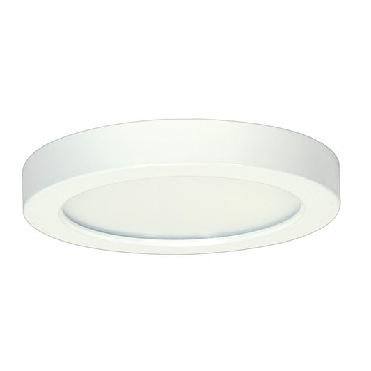 Satco S9684 13.5W/LED/7"FLUSH/3K/RD/0-10V  -13.5 watt -7" -Flush -LED -3000K -Round -White