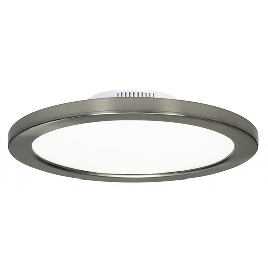 Satco S9883 12W/LED/7"FLUSH/3K/BN/SL  Blink -12W -7" -Surface Mount -LED -3000K -Brushed Nickel