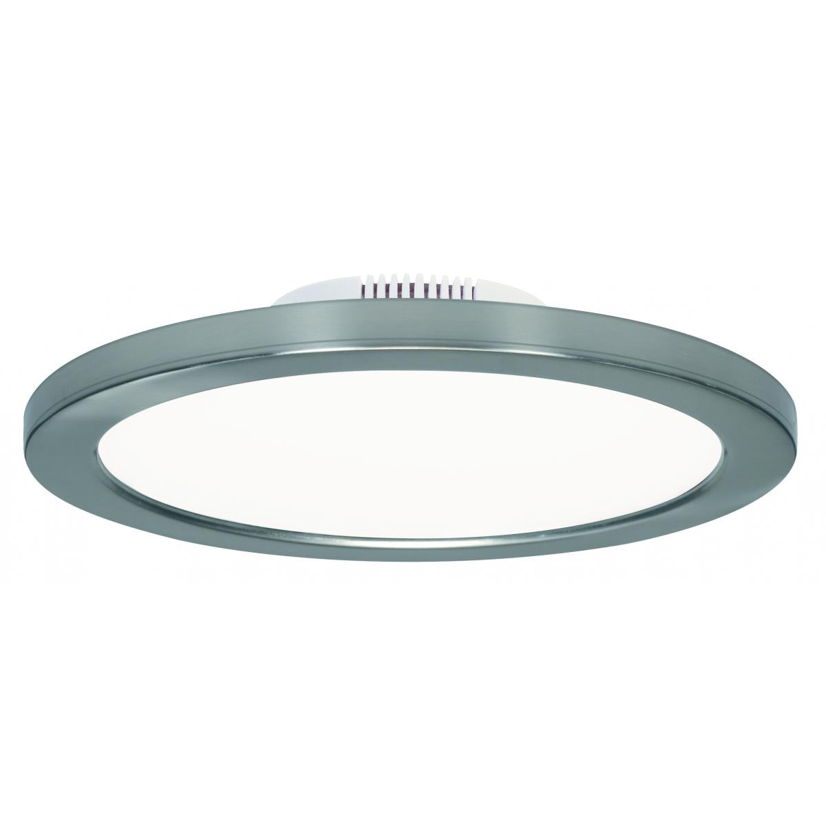 Satco S9884 12W/LED/7"FLUSH/3K/PN/SL  Blink -12W -7" -Flush -LED-3000K -Polished Nickel