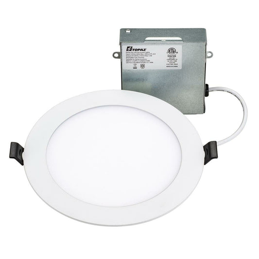 Topaz (70905) Slim Fit ~ 6 in, 12w, 3000k, LED, Recessed Downlight