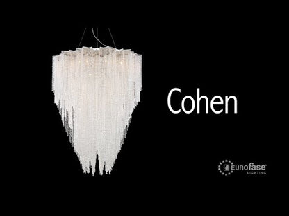 Eurofase ~ Cohen ~ 67in LED Grand Chandelier, 24 Lights